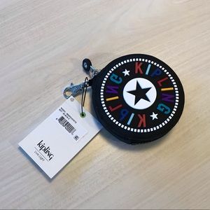 MARGUERITE In BLACK 6 Clip Pouch Coin Purse Wallet